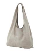 Suede Dalliea Bag Grey Becksöndergaard