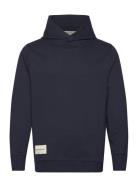 Akmelvin Hoodie Noos - Gots Blue Anerkjendt