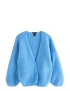 Strikket Cardigan Blue Lindex