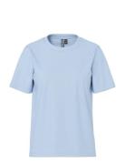 Pcria Ss Solid Tee Jrs Noos Bc Blue Pieces