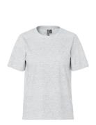 Pcria Ss Solid Tee Jrs Noos Bc Grey Pieces
