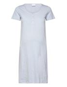 Mlmira Solid Jrs Nightgown 2F A. E. Noos Blue Mamalicious