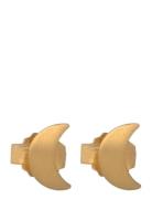 Small Half Moon Stud Gold Jane Koenig