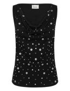 Mwgiggo Waterfall Top Black My Essential Wardrobe