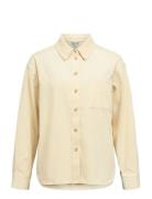 Objgala L/S Lo Shirt Noos Cream Object