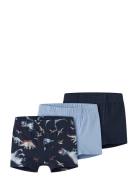 Nmmtights 3P Navy Dino Noos Patterned Name It