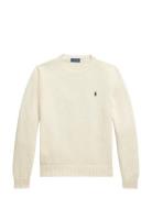 Cotton Crewneck Sweater Yellow Polo Ralph Lauren