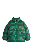 Plaid Aop Citypuffer Green Mini Rodini