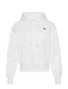 Ls Rlxd Mono Fr Terry Po Hood White Calvin Klein Jeans