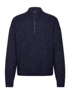 Oct4 Neat Navy Fleck It Qz Navy Abercrombie & Fitch