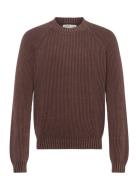 Boxy Wash Crew Brown Hollister