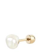 Baroque Helix Stud White Maria Black