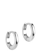 Hoops, Classic 6 Mm Silver Enamel Copenhagen