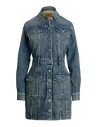 Denim Trucker Dress Blue Lauren Ralph Lauren