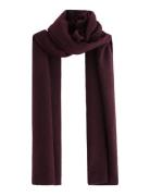 Scarf Knitted Petra Burgundy Lindex