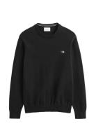 Classic Cotton C-Neck Black GANT