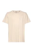 Reg Cotton Graphic Ss T-Shirt Cream GANT