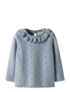 Nmflaguna Ls Knit Lil Noos Blue Lil'Atelier