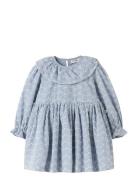 Nmftessie Ls Loose Dress Lil Blue Lil'Atelier