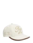 Th Script Elevated 5 Panel Cap Cream Tommy Hilfiger