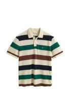 Striped Ss Polo Patterned GANT