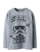 Nkmvolt Starwars Ls Top Bfu Grey Name It
