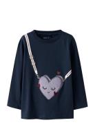 Nmftelia Ls Top Box Navy Name It