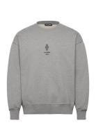 Diamond Over D Crewneck Grey HAN Kjøbenhavn