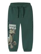 Nmmoswald Jurassic Nreg Swe Pant Bru Sky Green Name It