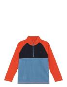 Fleece Pulli - Colorblock Patterned Color Kids