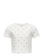 Kogbella Life Short Aop S/S Top Jrs Noos Cream Kids Only