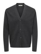 Onsting Life Reg Ls Cardigan Knit Noos Grey ONLY & SONS