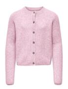 Kogchloe Life L/S Cardigan Vd Knt Pink Kids Only