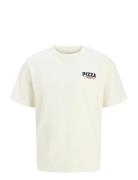 Jornapoli Tee Ss Crew Neck Styd Aw25 Cream Jack & J S
