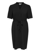 Carplana Mette Life 2/4 V-Neckdress Noos Black ONLY Carmakoma