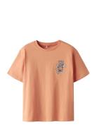 Nkmbanon Ss Nreg Top Box Ps Orange Name It