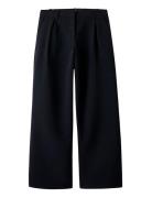 Nlfluis Nw Pleat Wide Pant Navy LMTD