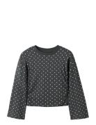 Nlfdosso Ls Rouched Short Top Black LMTD