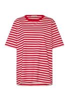 Tasaraita Unisex Ss Red Marimekko