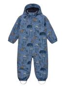 Baby Coverall - Aop Blue Color Kids