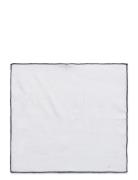 Pocket Square White Amanda Christensen