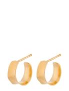 Mini Saga Earrings Gold Pernille Corydon