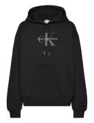 Ls Monologo French Terry Po Hood Black Calvin Klein Jeans