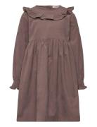 Dress Ls Corduroy Brown Huttelihut