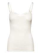 Rwbeatha Silk Sl Strap Satin Tape T Cream Rosemunde