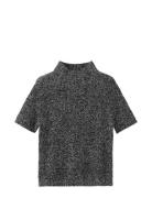 Speckled Perkins-Neck Sweater Grey Mango