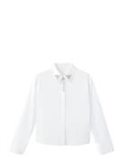 Crystal Detail Shirt White Mango