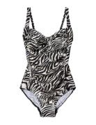 Zebra Potenza Swimsuit Black Panos Emporio