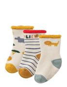 Eloy Baby Socks 3-Pack Cream Liewood