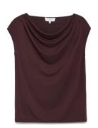 Viscose T-Shirt Brown Rosemunde